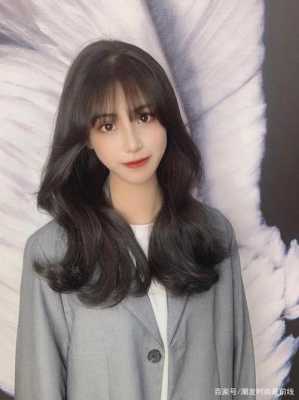 卷发筒如何卷八字刘海,卷发适合什么刘海图片