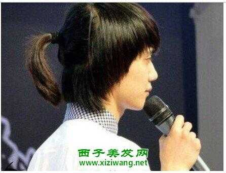 中学生怎样扎头发好看,中学生剪什么发型好看男