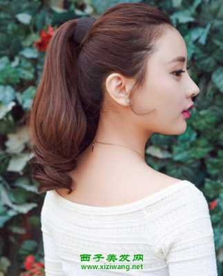 头发厚高马尾怎么扎好看,发髻高适合什么发型女