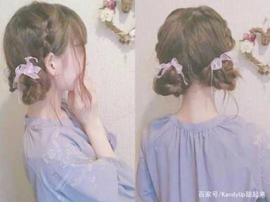圆脸头发怎么扎双丸子头,圆脸丸子头怎么扎好看图解