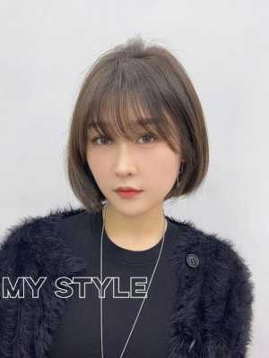 40岁女人脸盘大适合什么发型好看,女生大圆脸适合什么发型图片