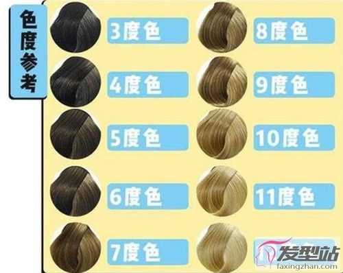 三原色对冲什么意思,头发漂色1至10色度表图