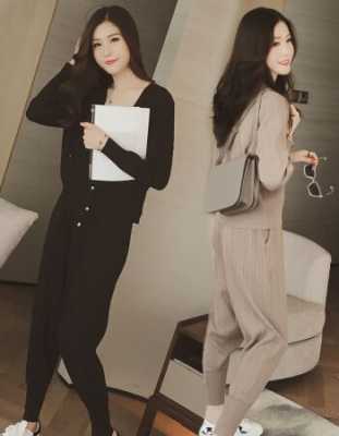 哈伦裤配什么外套女（哈伦裤配什么外套女图）