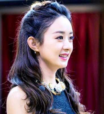 赵丽颖金鹰节发型编法,赵丽颖适合什么发型图片