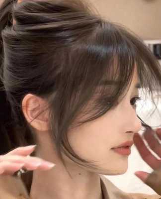 脸一大一小怎么留刘海,脸小剪什么刘海好看图片