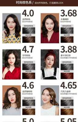 染发膏都有什么颜色（染发剂色号区别）
