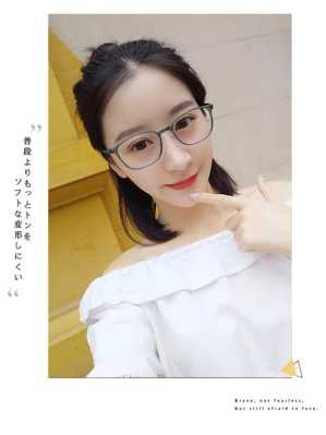 脸大鼻子塌适合什么眼镜,