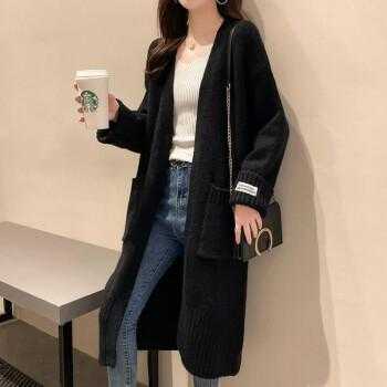 长款v领针织衫怎么搭配,长款针织衫怎么搭配图片