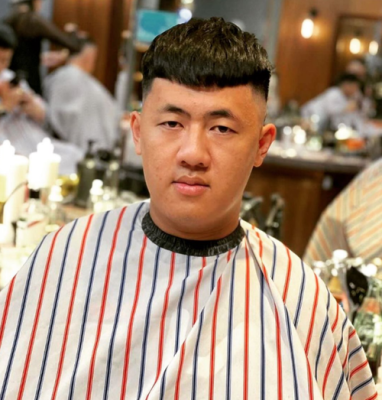 男脸胖适合什么发型（男脸胖适合什么发型好看）