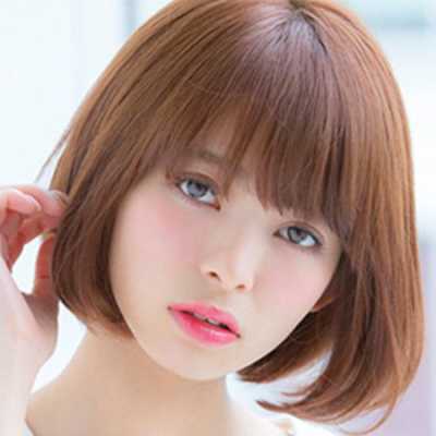 脸型为方脸的女生适合什么样的短发短发,方脸短发适合什么发型好看