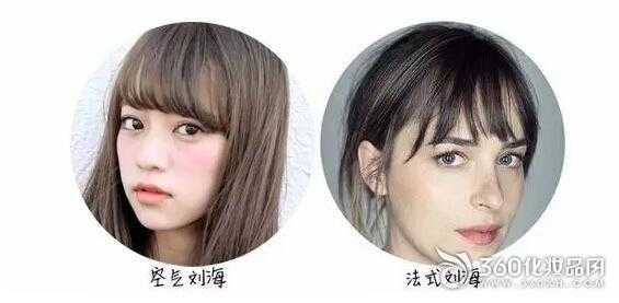 空气刘海是左边还是右边,空气刘海怎么分三角区域