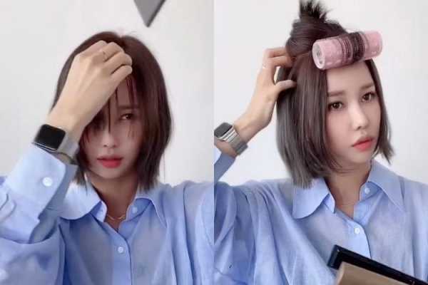短发怎么夹卷（短发怎么用夹板夹卷）