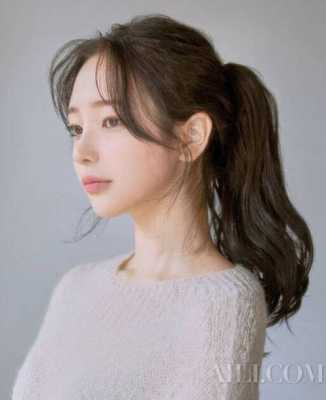 方圆脸适合扎低马尾还是高马尾,圆脸适合什么马尾发型图片