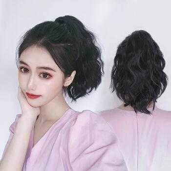 高马尾发垫使用方法,马尾假发怎么戴不露出自己的头发