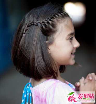 11岁小女孩怎么扎头发最好看短发,小女头发扎什么样好看图片