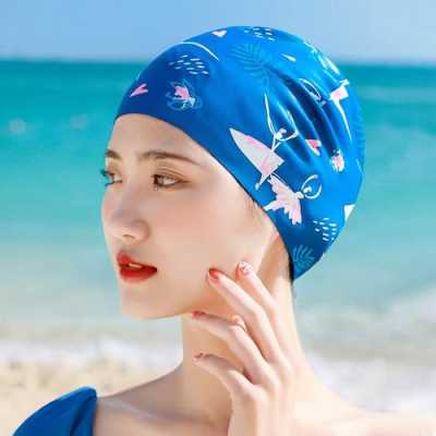 长发游泳帽子怎么扎简单好看,女生长发怎么戴泳帽好看