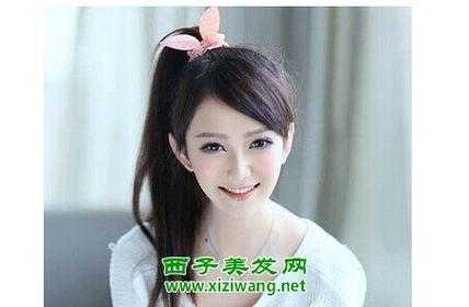 斜刘海剪发教程简单好看,斜刘海怎么梳马尾好看