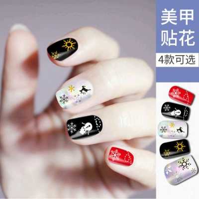 美甲贴花怎么贴（美甲贴花怎么贴好看）