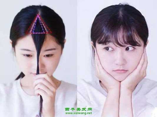 空气斜刘海怎么剪（怎样自己剪斜刘海）
