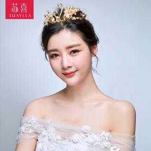 婚礼王冠怎么固定在头上,新娘头怎么盘漂亮