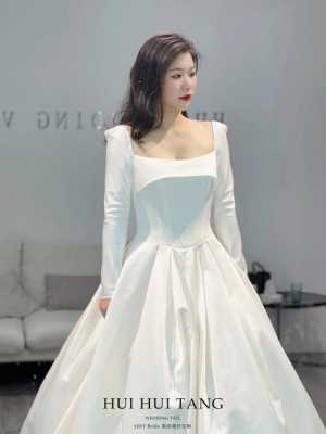 圆脸脖子短适合什么样的婚纱,圆脸适合什么婚纱造型图片