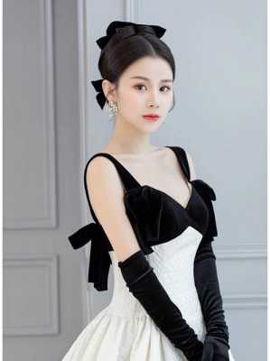 长头发穿晚礼服怎么好看,晚礼服配什么发型好看