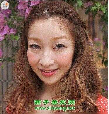 怎么把刘海p成中分,中分刘海怎么编发型