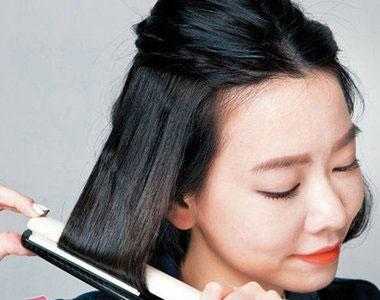 拉直板卷发教程,怎样拉卷发