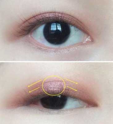 单色眼影怎么画（单色眼影怎么画初学者）