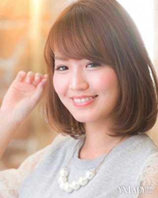 圆脸适合什么烫发型图片（圆脸适合什么烫发型图片女）