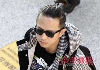男士胖子小辫子发型扎法,胖男人适合什么发型图片