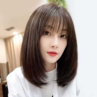 圆脸长发怎么分发际线,圆脸中长发适合什么发型女