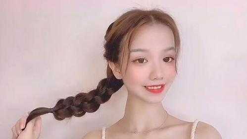刘海怎么盘上去好看,头帘怎么编好看视频