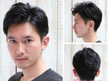 男士中间头发少两边厚剪什么发型,男生头发厚适合剪什么发型图片