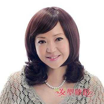 老年长脸适合什么发型,长脸适合什么卷发发型中长发