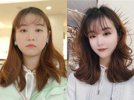 女生头扁适合什么发型（女生头扁适合什么发型图片）