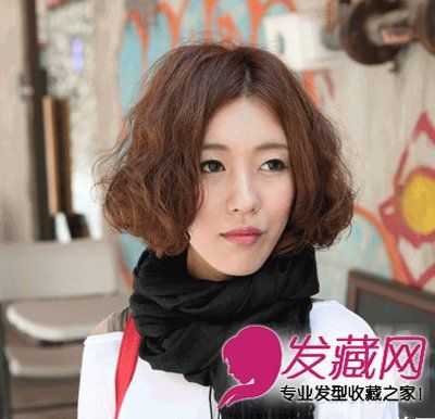 大脸适合什么短发4款短发烫发瘦脸发型,脸大的女生适合什么发型短发图片