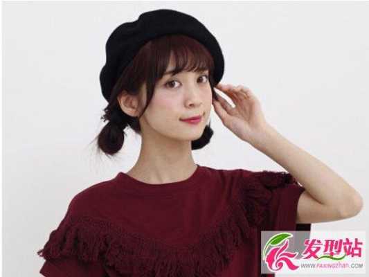 冬天短头发戴帽子的正确方法,什么头型适合带帽子女