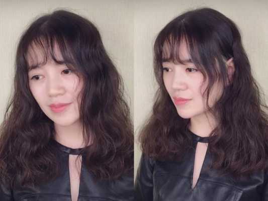 圈头发怎么弄（刚烫完的头发太卷因为是短发像大妈了，怎么可以弄直点）