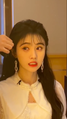 鞠婧祎是什么刘海,鞠婧祎是什么发型图片
