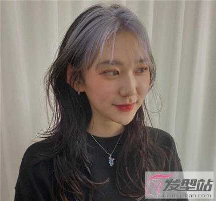 刘海怎么漂染好看,齐刘海染什么颜色好看图片