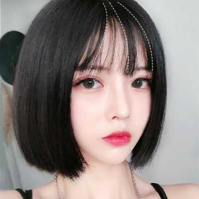 脸大，头发少，剪什么短发好看啊?求高人指点,胖 头发少