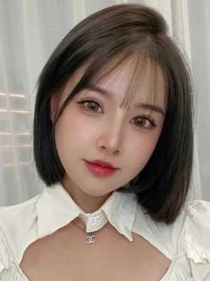 圆脸没下巴适合什么发型,没下巴适合什么发型女