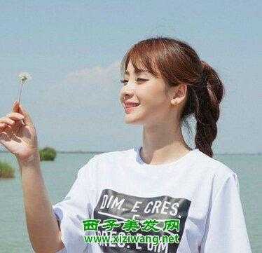 马尾辫怎么扎麻花辫,马尾辨怎么扎好看