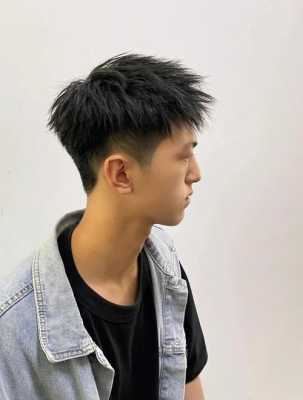 钢夹烫男短发上杠技巧,男短发怎么烫好看图片
