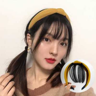 假发空气刘海怎么戴（假发空气刘海怎么戴啊）