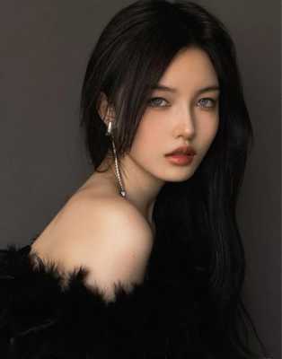 黑发什么瞳色好看,黑发怎么弄好看图片