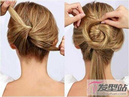 头发怎么盘成花苞（17种盘头发的方法）