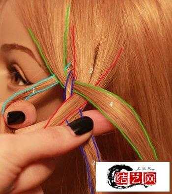 四根辫子怎么编（四根辫子怎么编视频）