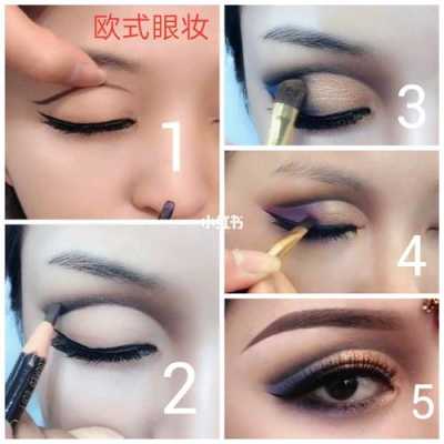 欧美眼线教程,欧美眼线怎么画图解法